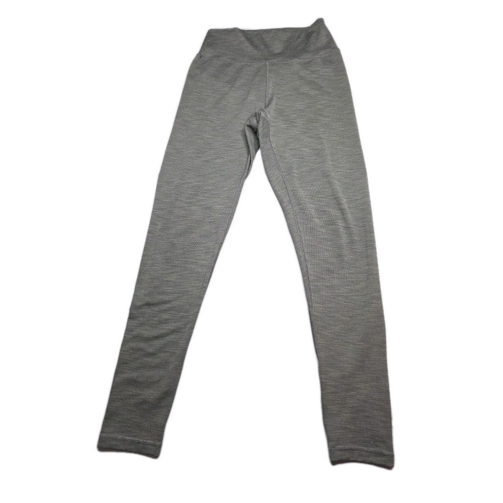 Prana Womens Size M Leggings Ankle Gray Athletic Gym VERY GOOD PRE-OWNED COND